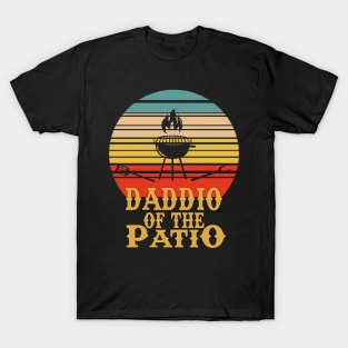 Funny Grill Daddio Of The Patio Vintage T-Shirt